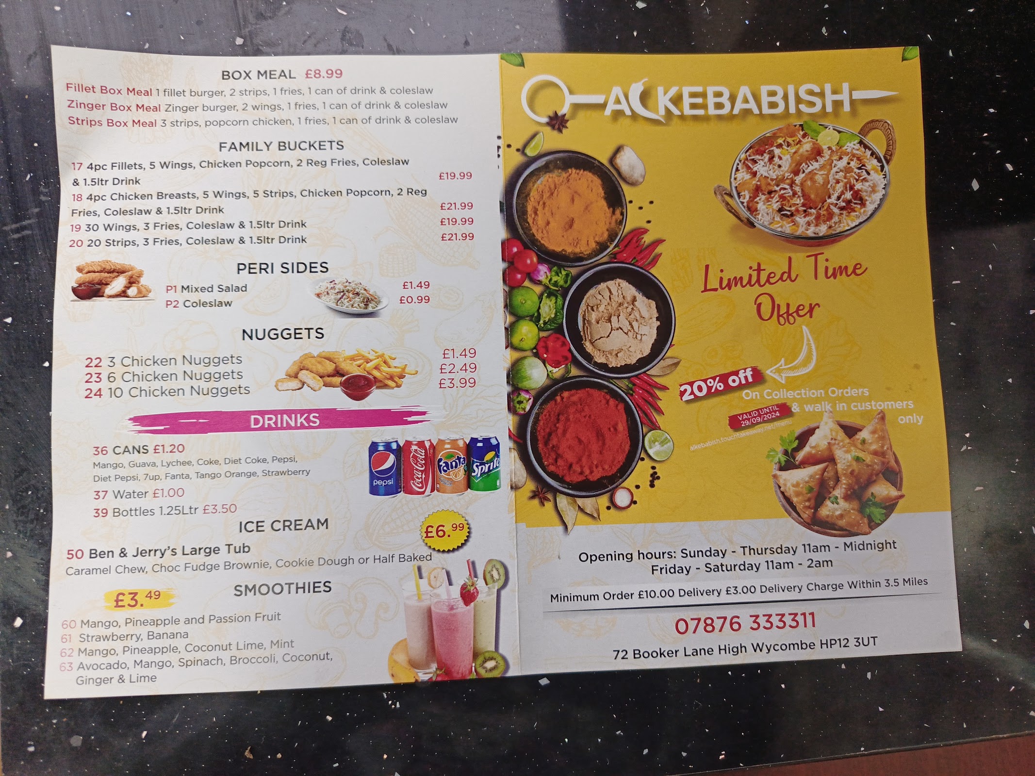 Photo of Alkebabish High Wycombe - 72 Booker Ln, High Wycombe HP12 3UT